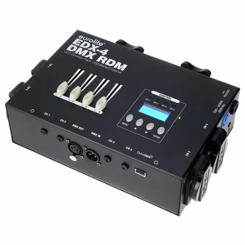 Dimmer,  Eurolite EDX-4 DMX, 4x 200W