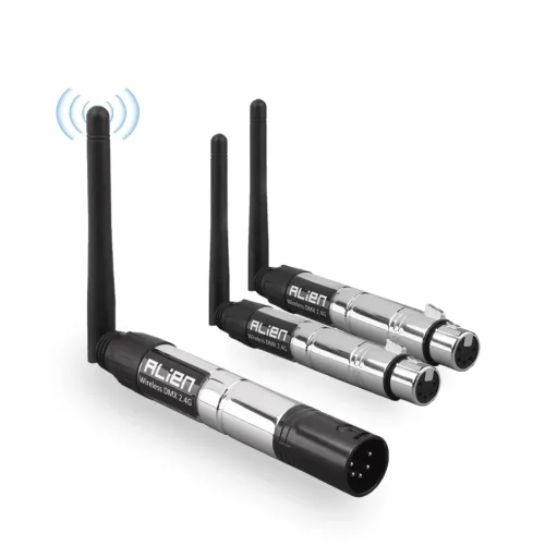 ALIEN 2.4G Wireless DMX 512 1x Sender, 2x Empfänger