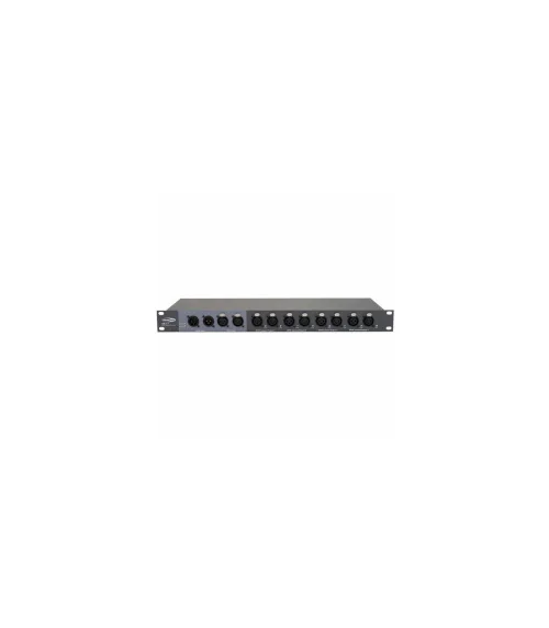 DMX-Splitter, Light Processor Buffer, in XLR 5-p - out 4x XLR 3/5-p