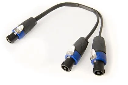 Speakon Y-Kabel, m 2x NL2 - m NL4