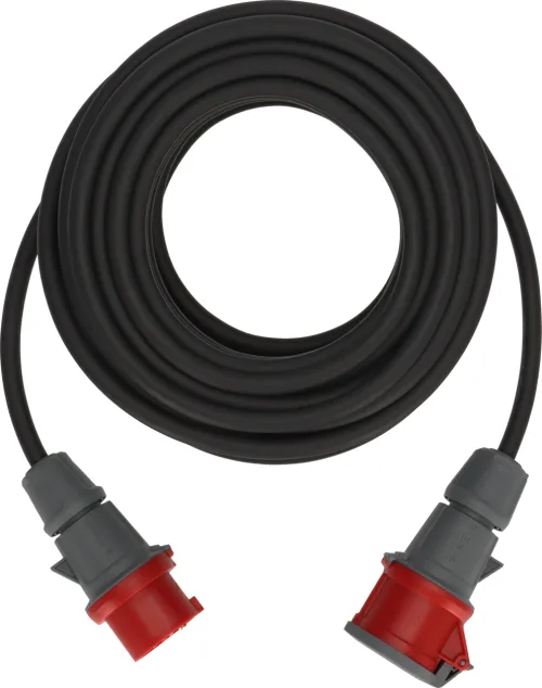 CEE-Kabel 16A, schwarz, 25m