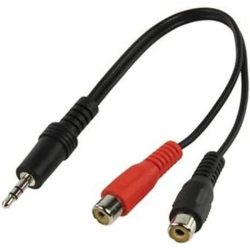 Klinkenkabel, Jack m 3.5mm stereo - Cinch L+R f