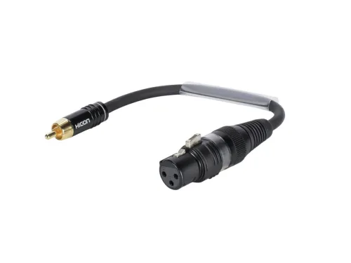 Cinch m - XLR f