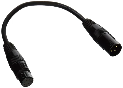 Adapter, XLR 5p. f - XLR 3p. m