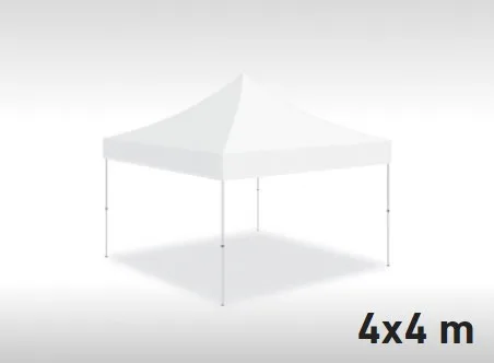 Faltzelt, weiss, 4x4m