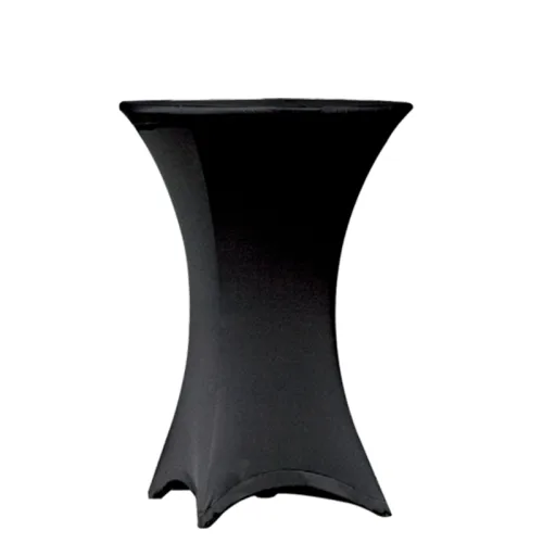 Stehtisch, Hussen, schwarz, 81cm (inkl. Reinigung)