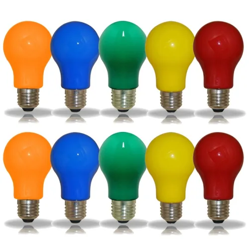 Leuchtmittel E27, LED, 3W (div. Farben)