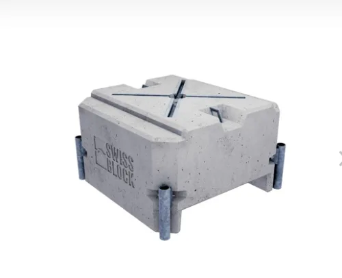 Swissblock 600kg mit Ausleger