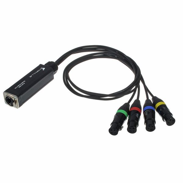 DMX Snake, RJ45 - 4x XLR f