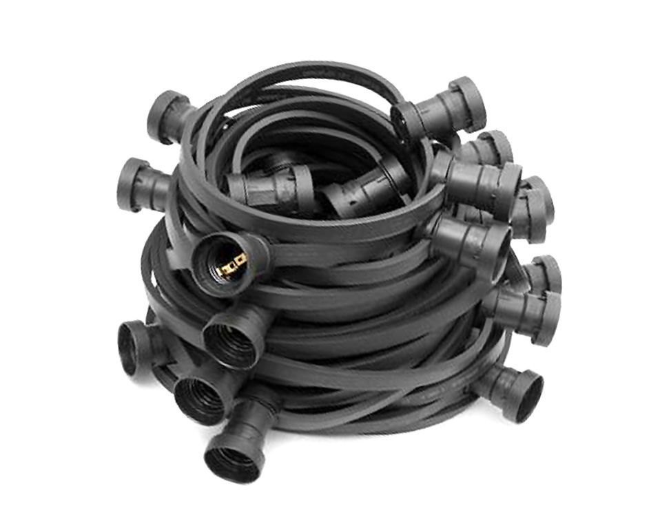 Lichterkette 15m, E27 Fassung