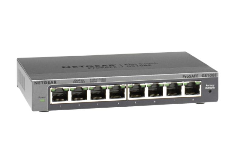 Switch,  Netgear GS108E Switch, 8 Port