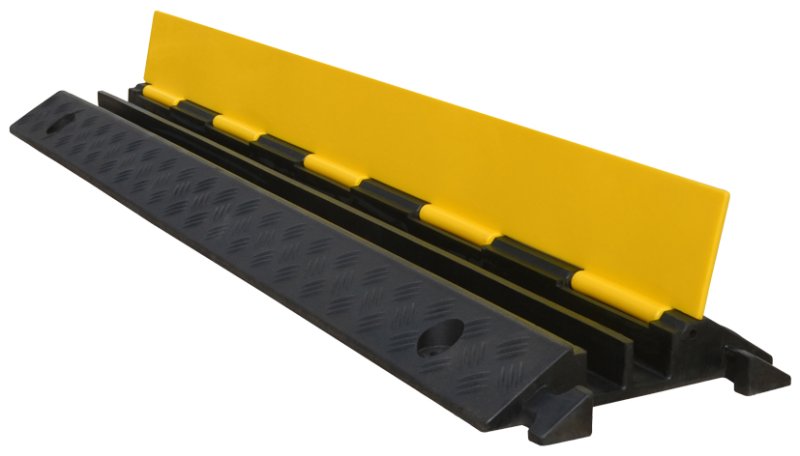 Kabelbrücke 2 Kanal , 1m (gelb/schwarz)