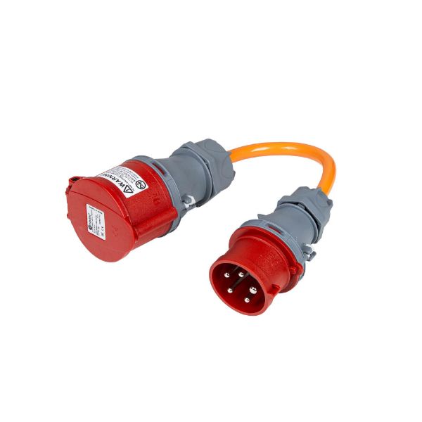 Adapter- kabel, CEE16 m - CEE32 f