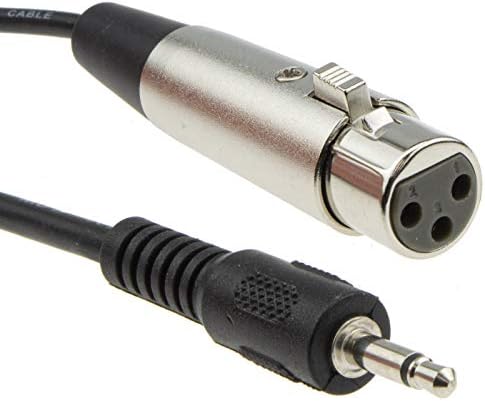 Klinkenkabel, Jack m 3.5mm - XLR f