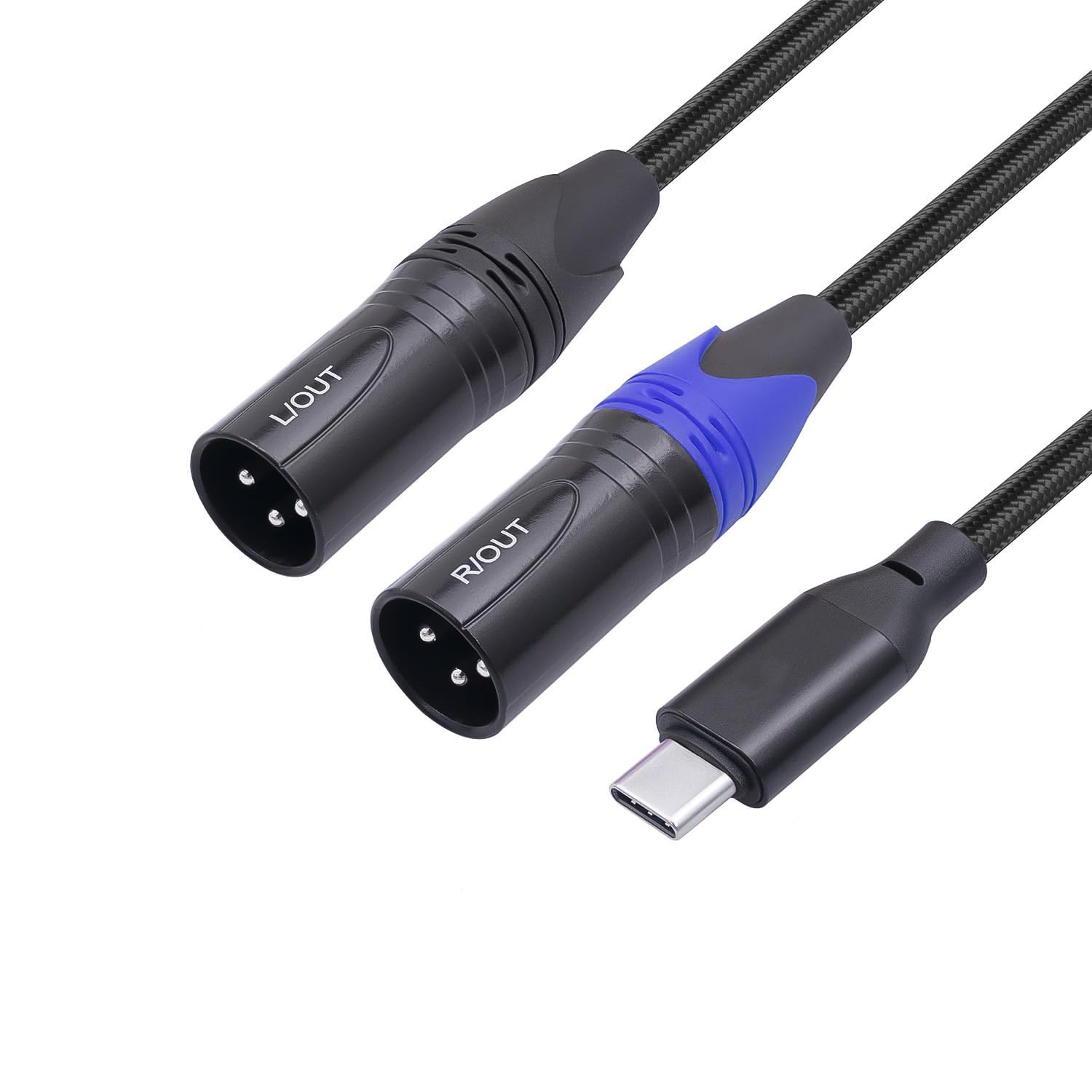 2x XLR m - USB-C