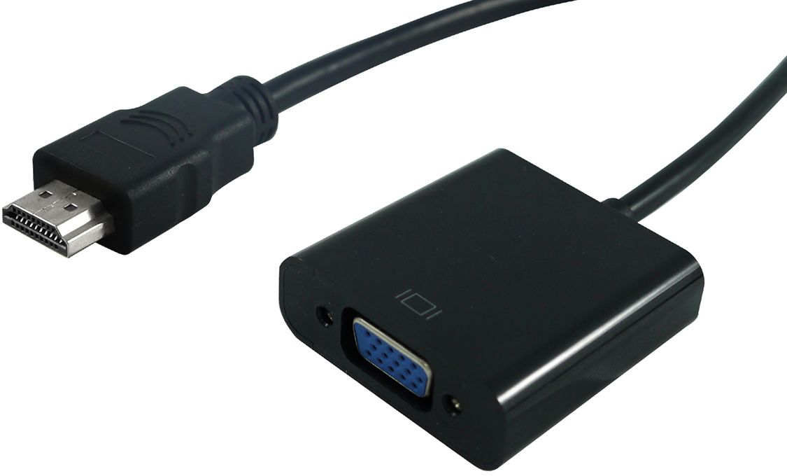 Adapter, HDMI m - VGA f