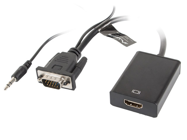 Adapter, HDMI f - VGA m