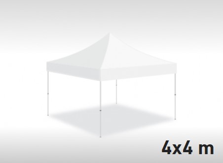 Faltzelt, weiss, 4x4m