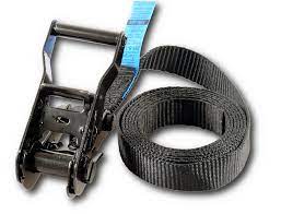 Spanngurt 1-teilig, 2-5 m × 25 mm, (schwarz, orange)