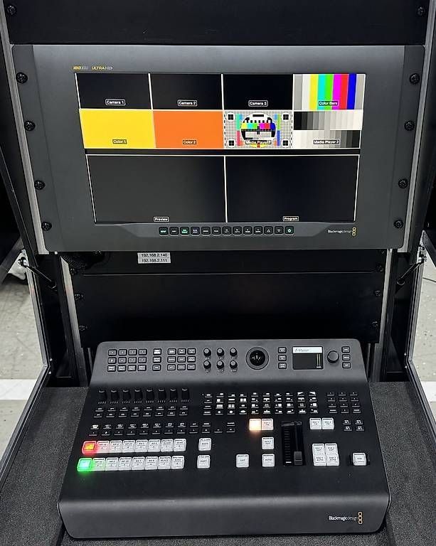 Case , Videomischer, Blackmagic Design ATEM Television Studio Pro HD (inkl. Broadcastmonitor)